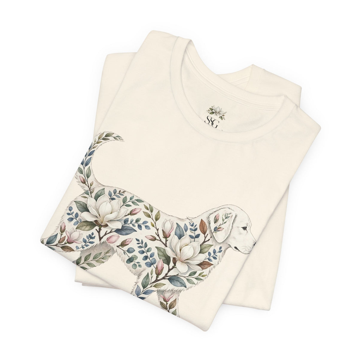 Floral Golden Retriever T‑Shirt — Southern Soul and Grace Graphic Tee