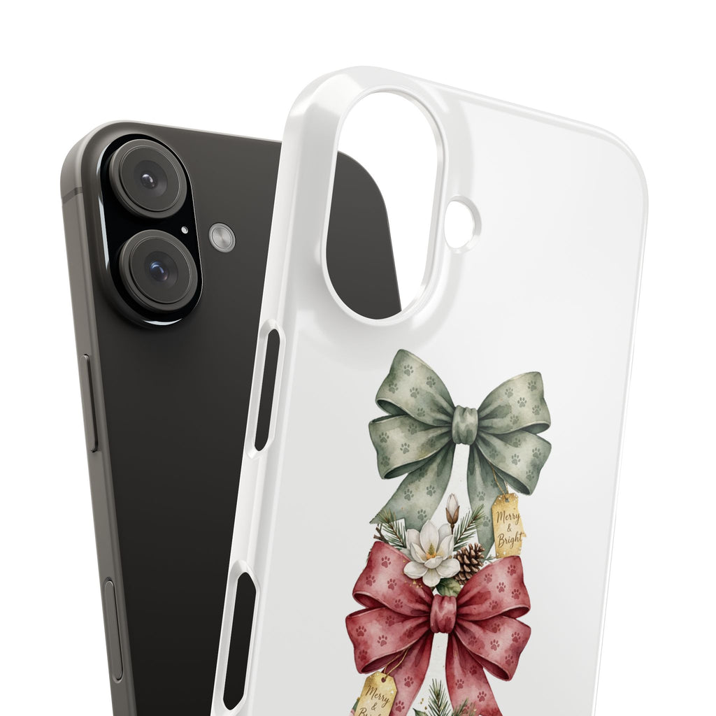 Slim Phone Case — Vintage Bow Trio Floral Design