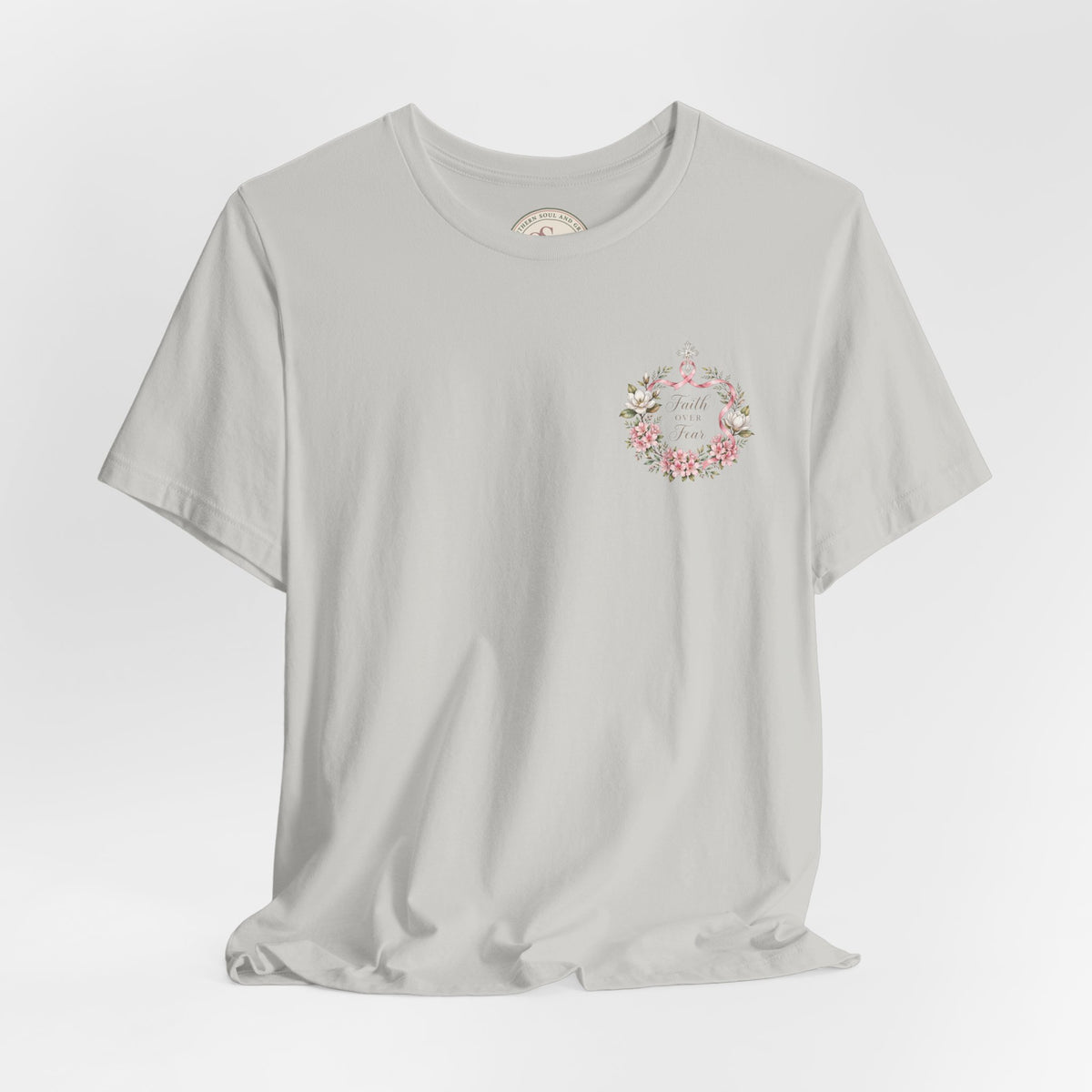 Faith Over Fear Floral T‑Shirt - view 17