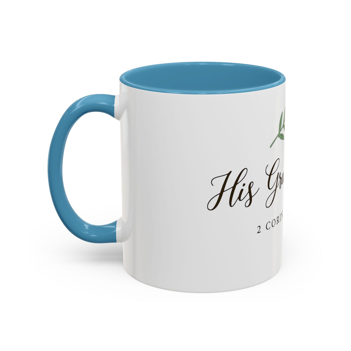 Grace Is Enough Coffee Mug — 2 Corinthians 12:9 Inspirational Christian Gift