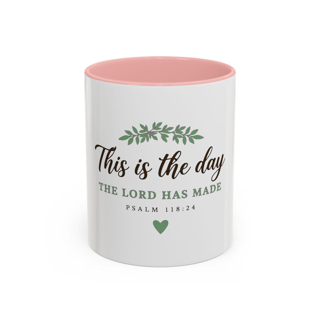 This Is The Day Psalm Coffee Mug — Inspirational Christian Scripture Mug