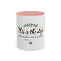 This Is The Day Psalm Coffee Mug — Inspirational Christian Scripture Mug