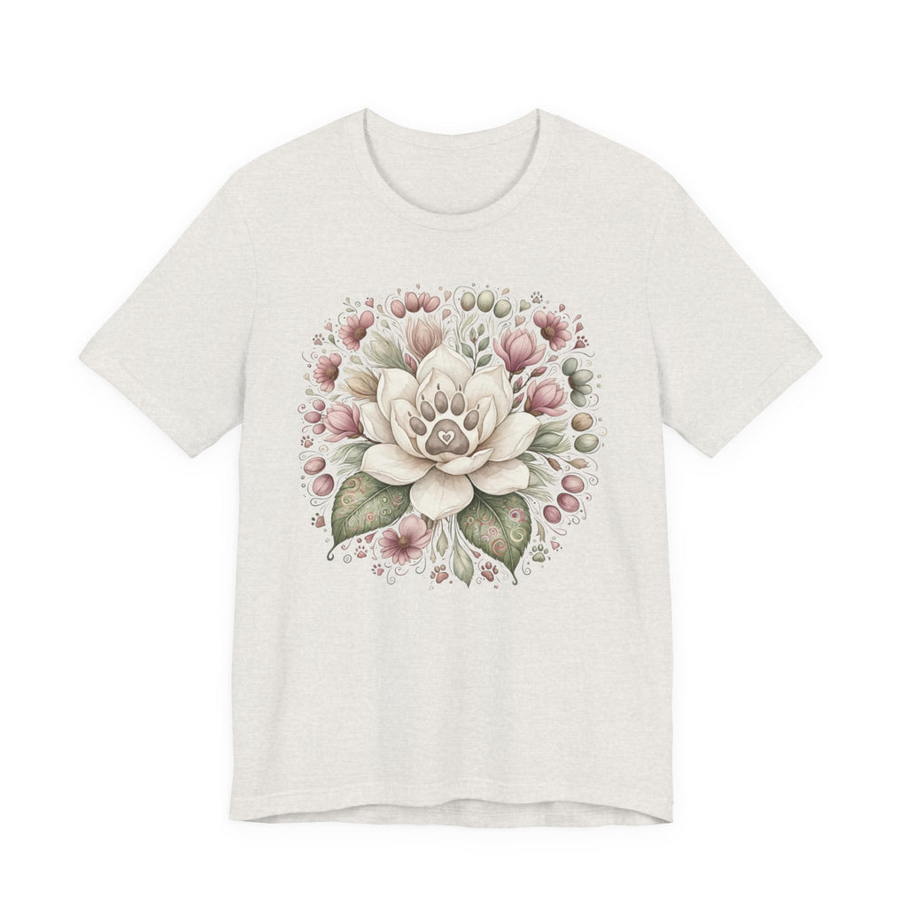 Floral Magnolia Tee — Soft Vintage Botanical Flower Shirt