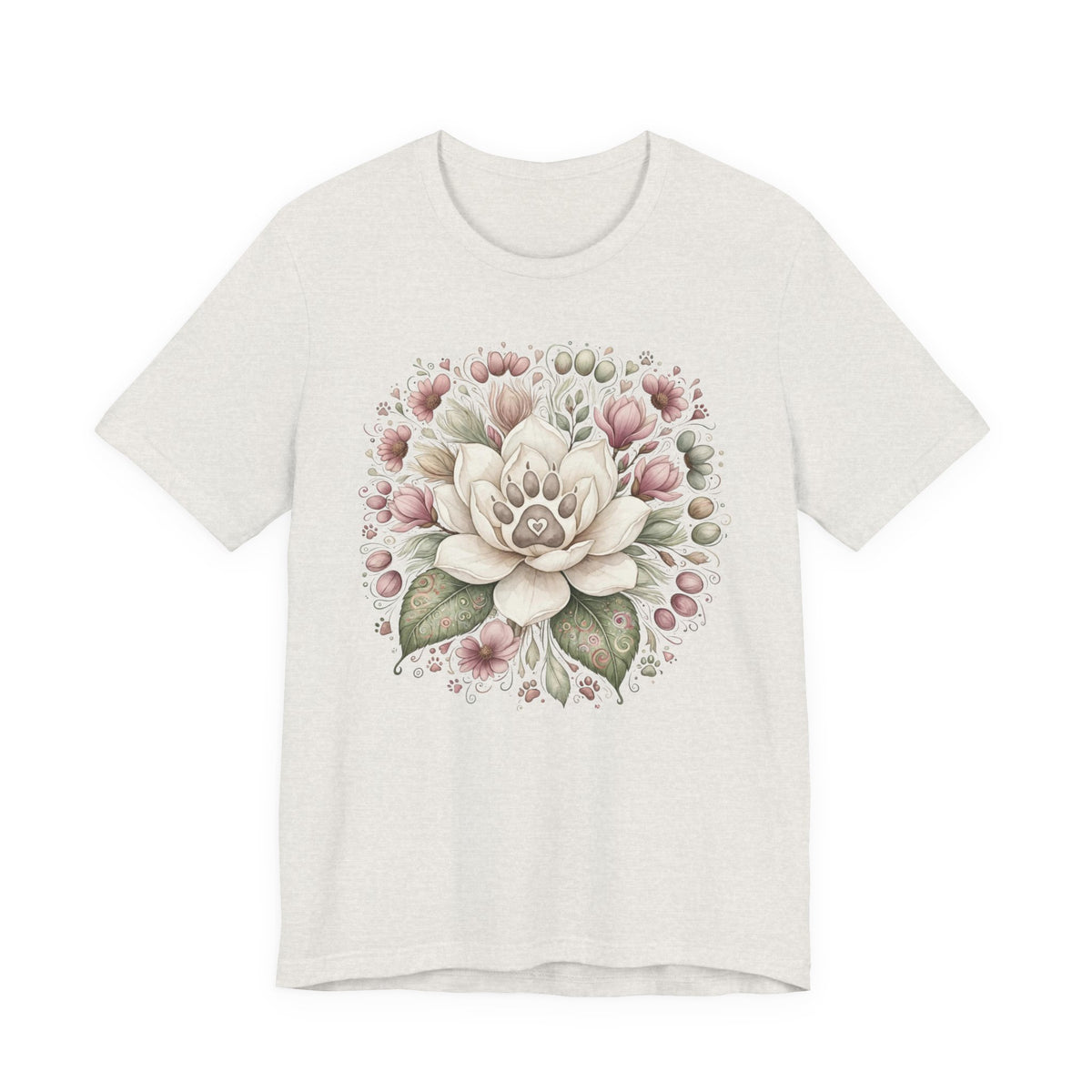 Floral Magnolia Tee — Soft Vintage Botanical Flower Shirt