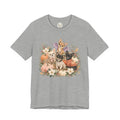 Halloween Puppies Pumpkin Tee — Cute Dogs in Costumes Fall T-Shirt