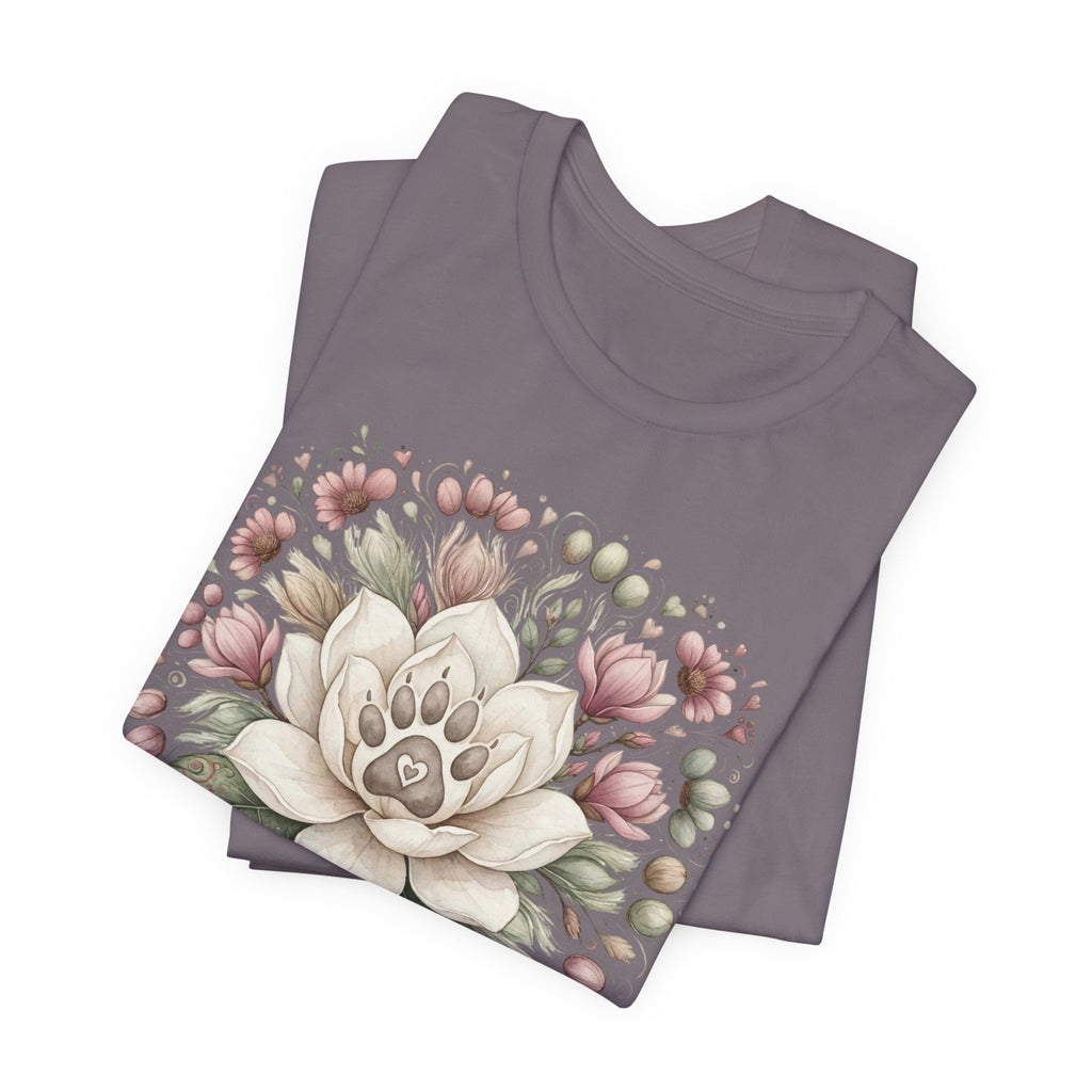 Floral Magnolia Tee — Soft Vintage Botanical Flower Shirt