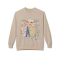 Mama Floral Crewneck Sweatshirt – Autumn Pumpkin Family Love Design