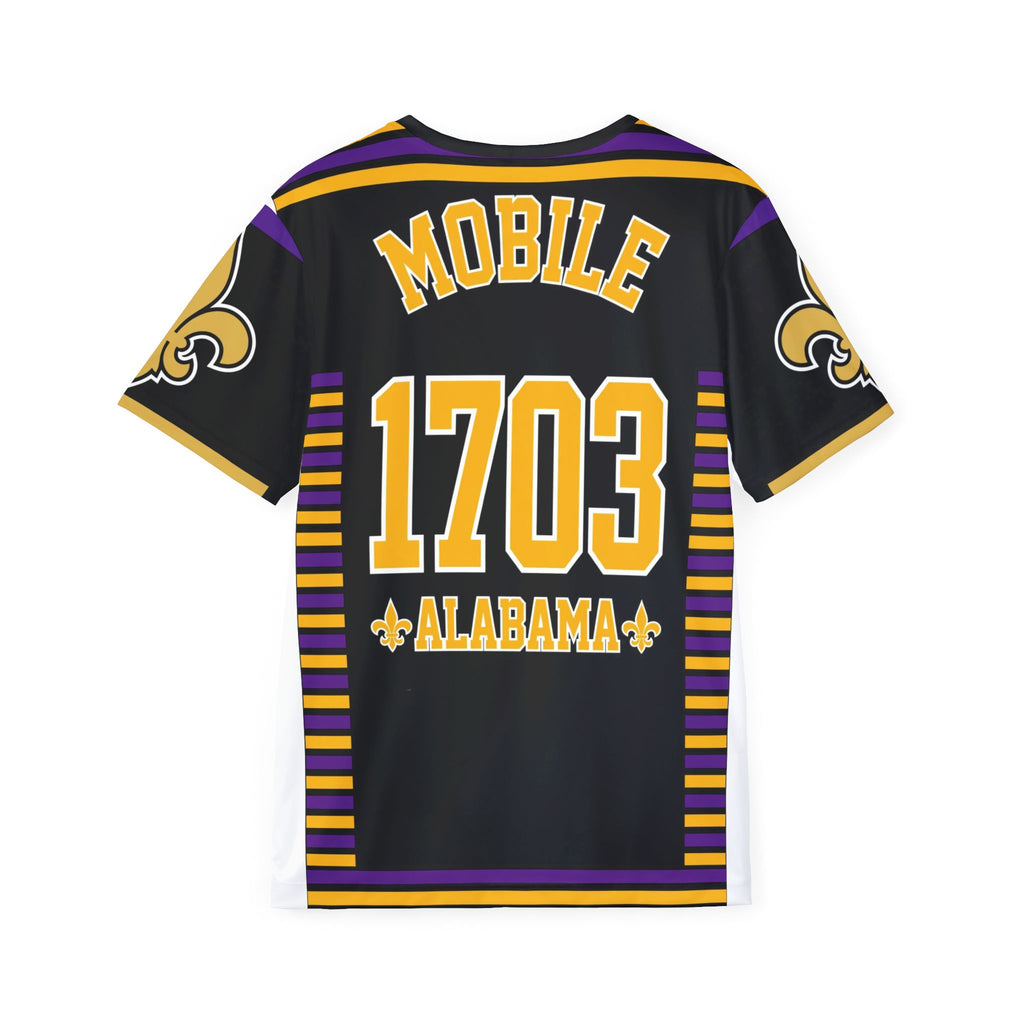 Mobile Mardi Gras Jersey — Men’s Festive Sports Shirt (1703 Alabama)