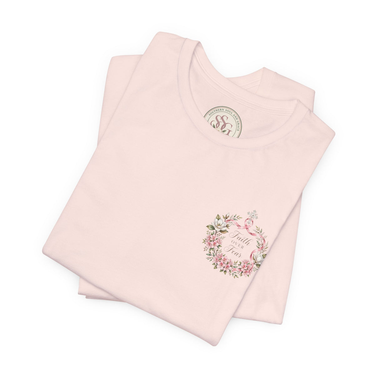 Faith Over Fear Floral T‑Shirt - view 13