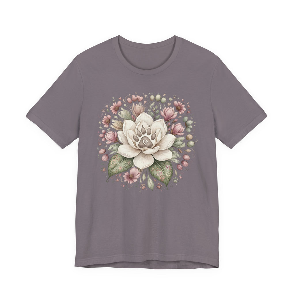 Floral Magnolia Tee — Soft Vintage Botanical Flower Shirt