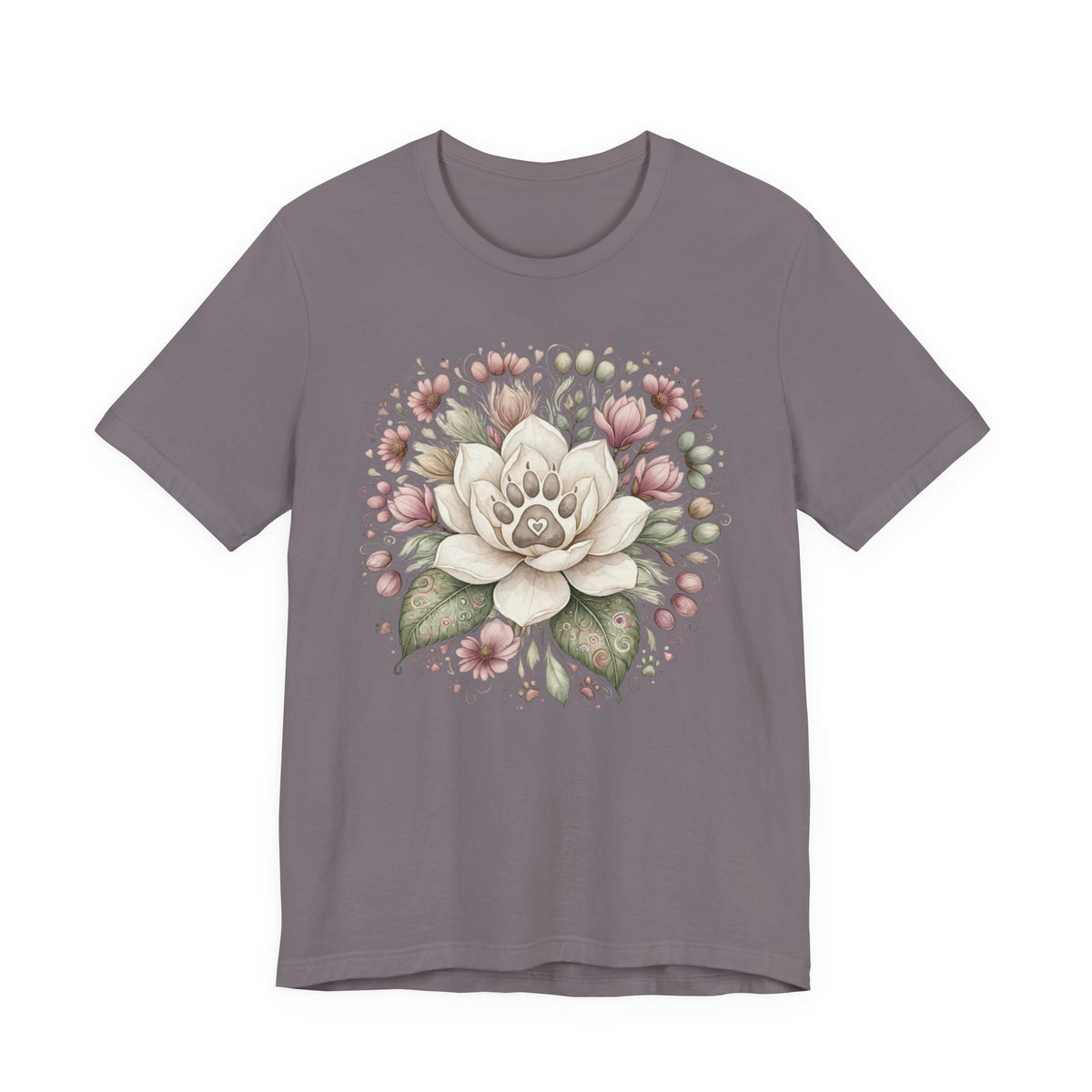 Floral Magnolia Tee — Soft Vintage Botanical Flower Shirt