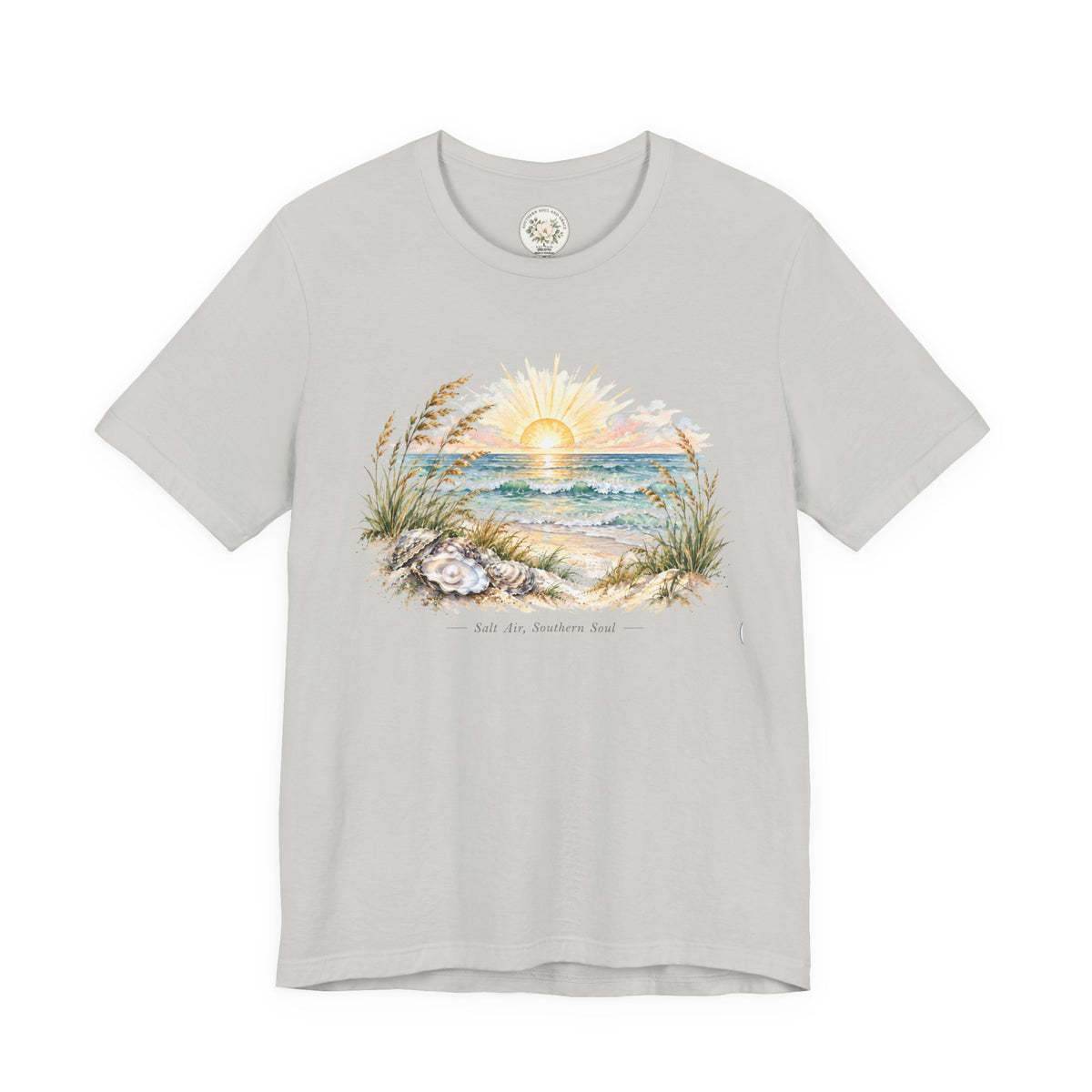 Sunrise Beach Tee — Coastal Ocean Sunset Graphic T-Shirt