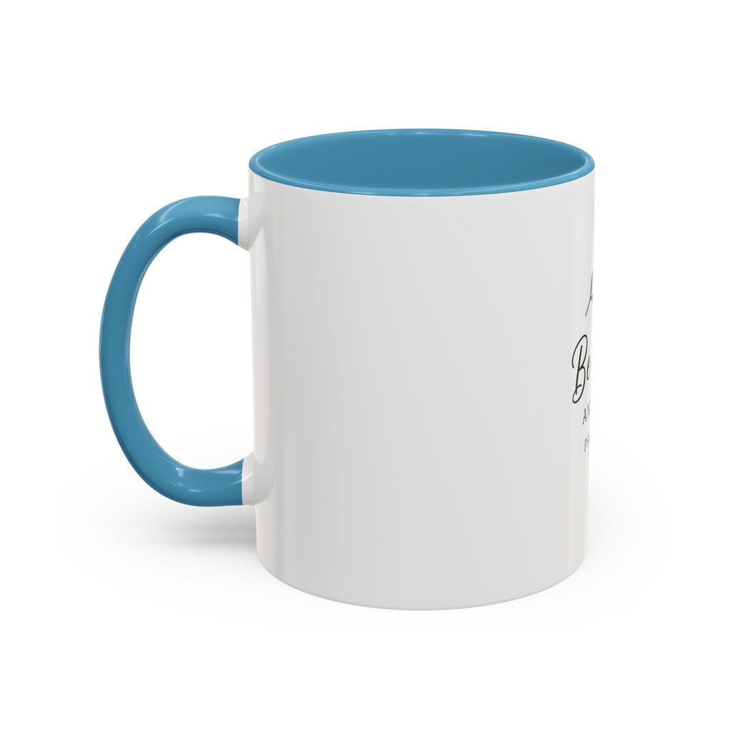 Be Still and Know Psalm 46:10 Accent Coffee Mug — Christian Inspirational Mug