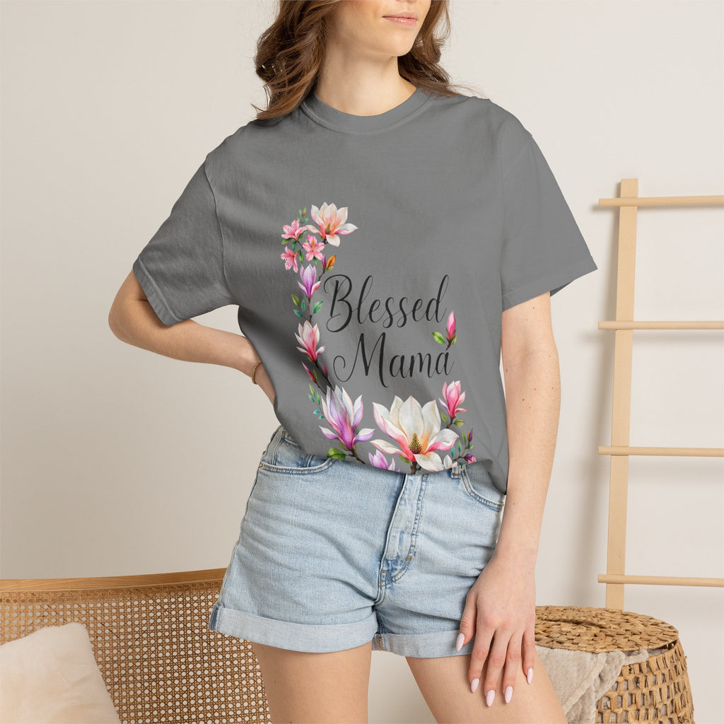 Blessed Mama Floral T-Shirt — Mom Gift, Mother’s Day Tee