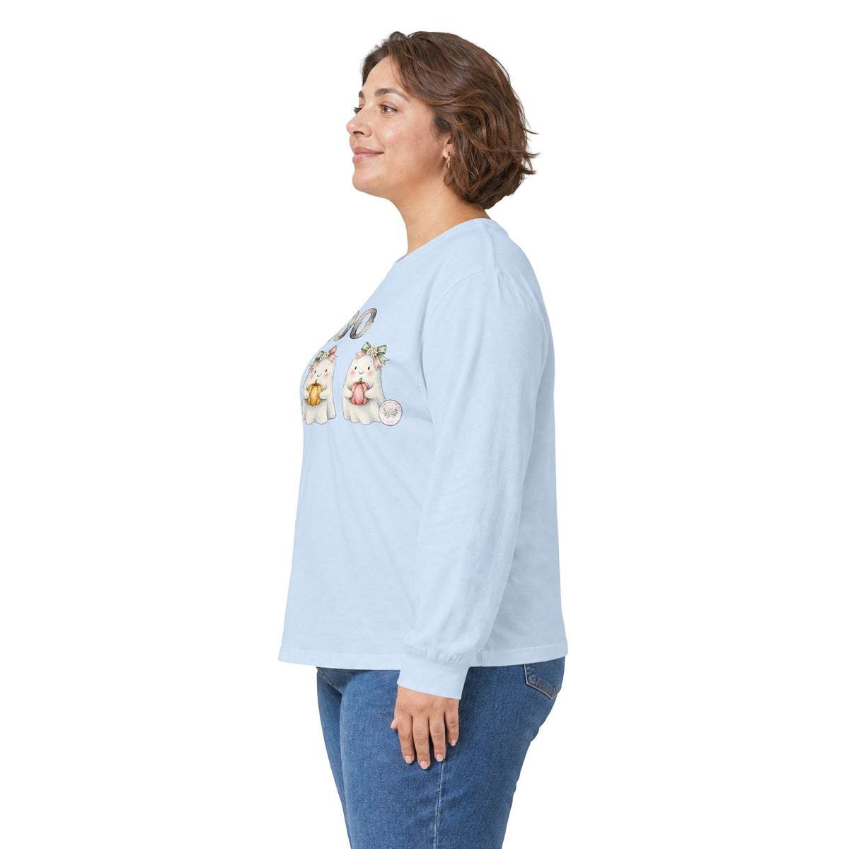 Boo Kittens Halloween Long Sleeve Tee