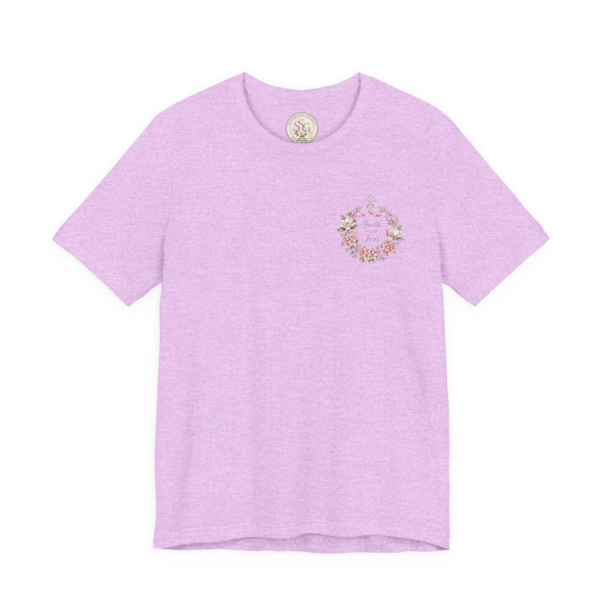 Faith Over Fear Floral T‑Shirt - view 5