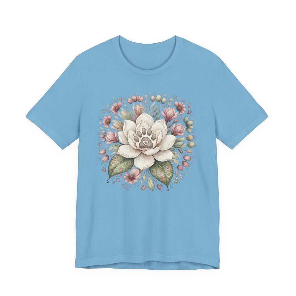 Floral Magnolia Tee — Soft Vintage Botanical Flower Shirt