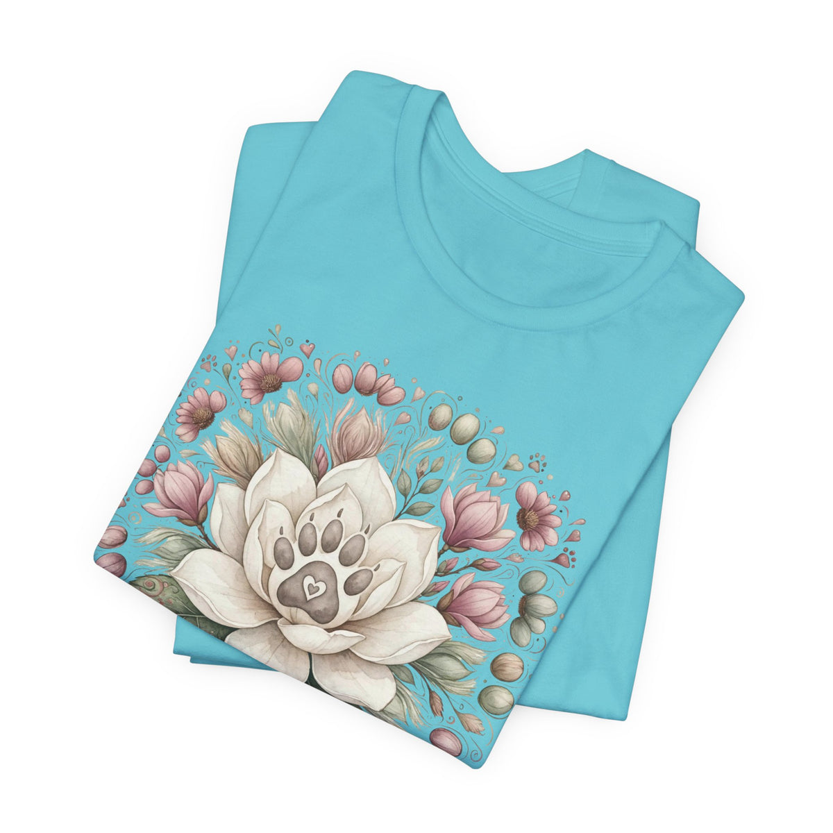 Floral Magnolia Tee — Soft Vintage Botanical Flower Shirt