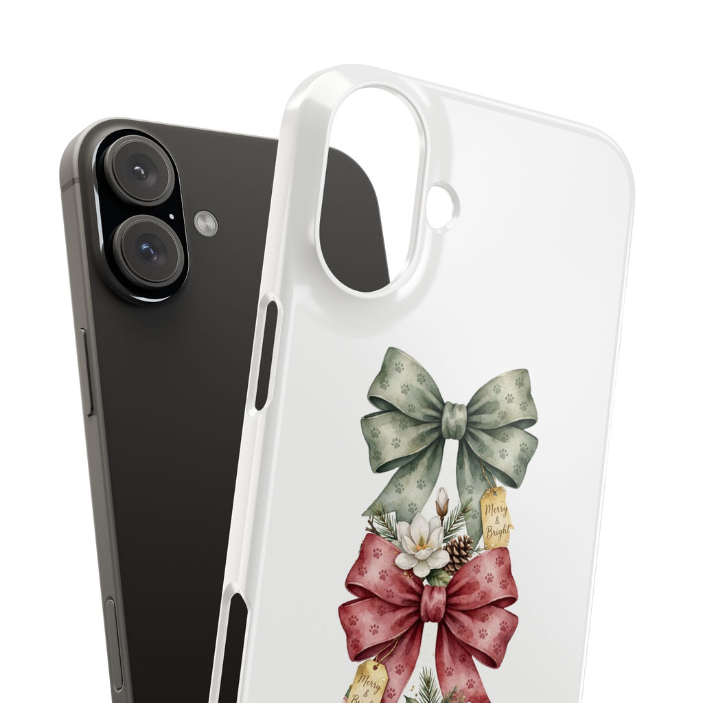 Slim Phone Case — Vintage Bow Trio Floral Design