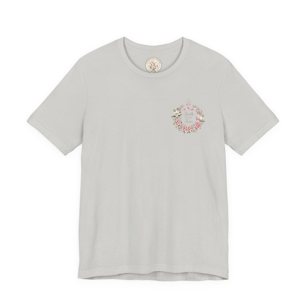 Faith Over Fear Floral T‑Shirt - view 3