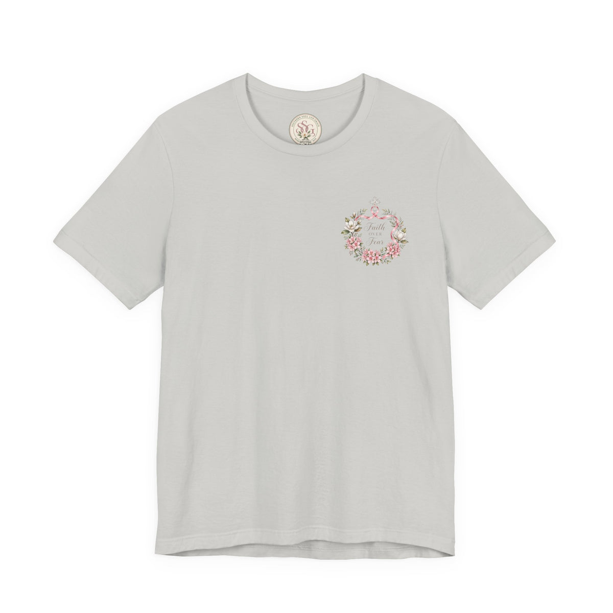 Faith Over Fear Floral T‑Shirt - view 3