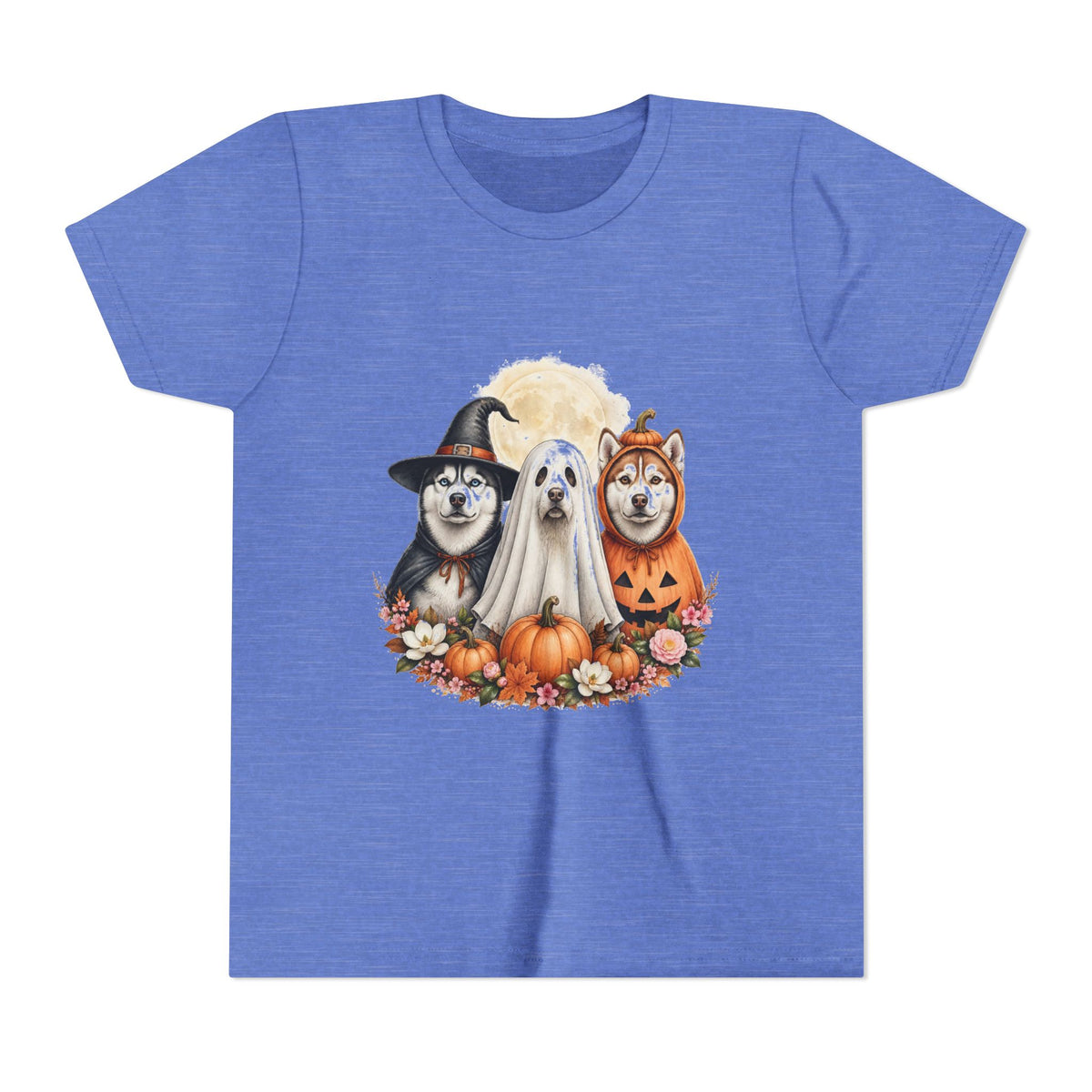 Husky Halloween Kids T-Shirt — Dogs in Costume Tee