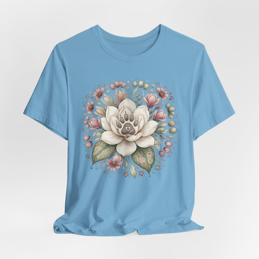 Floral Magnolia Tee — Soft Vintage Botanical Flower Shirt