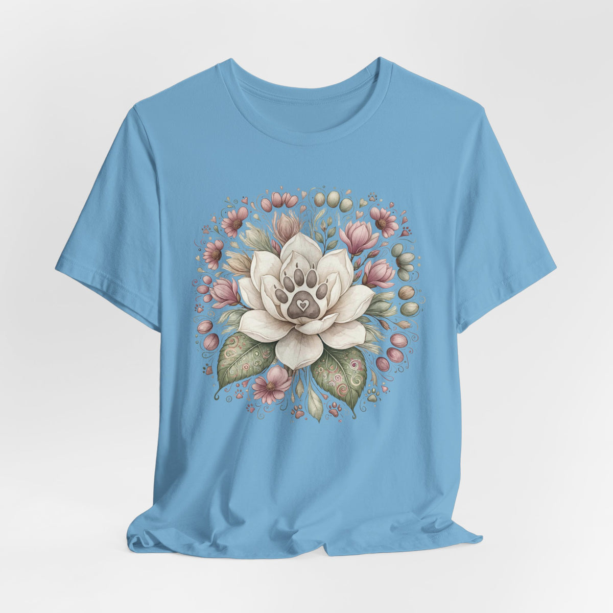 Floral Magnolia Tee — Soft Vintage Botanical Flower Shirt