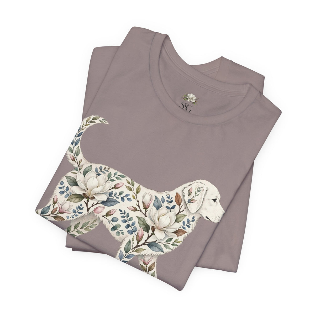 Floral Golden Retriever T‑Shirt — Southern Soul and Grace Graphic Tee