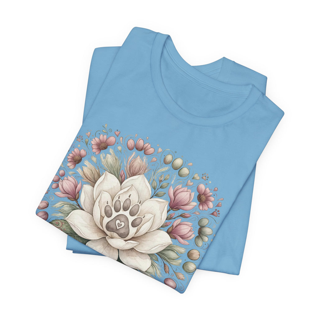Floral Magnolia Tee — Soft Vintage Botanical Flower Shirt