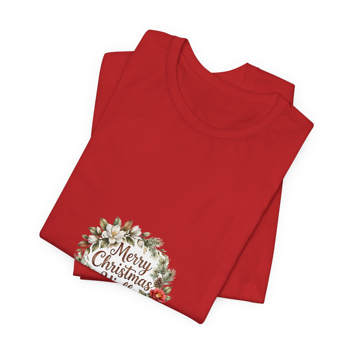 Merry Christmas Y'all Adult T-Shirt — Vintage Truck Christmas Tee