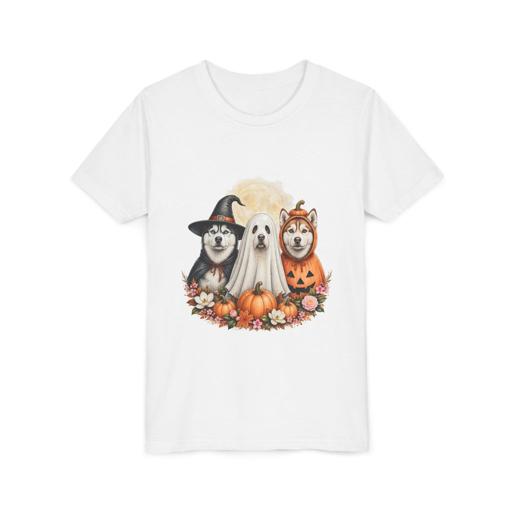 Husky Halloween Kids T-Shirt — Dogs in Costume Tee