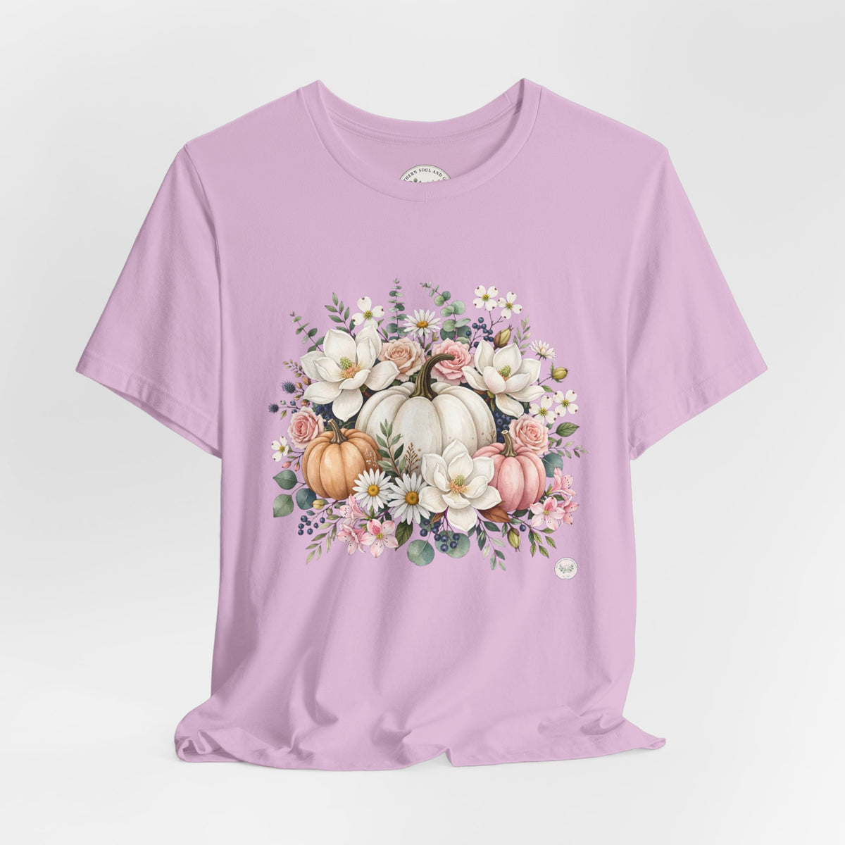 Autumn Floral Pumpkin Tee