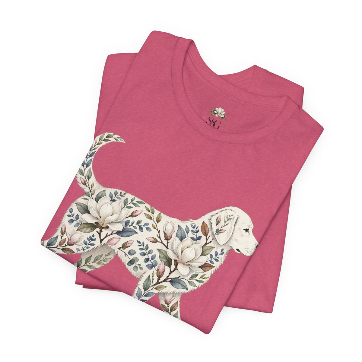 Floral Golden Retriever T‑Shirt — Southern Soul and Grace Graphic Tee