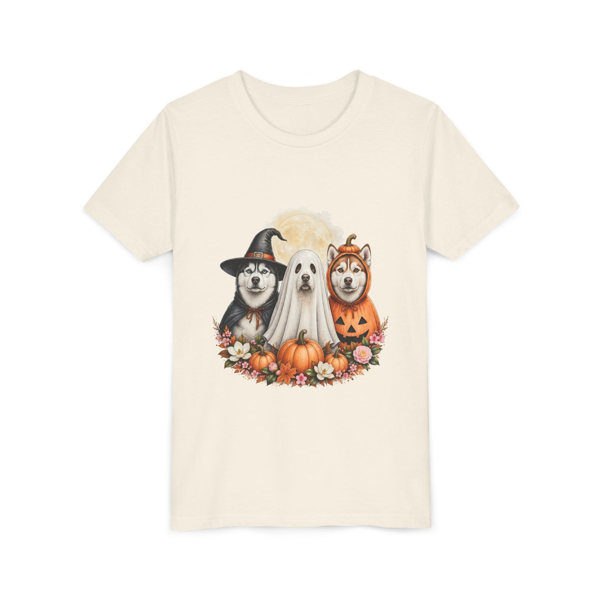 Husky Halloween Kids T-Shirt — Dogs in Costume Tee