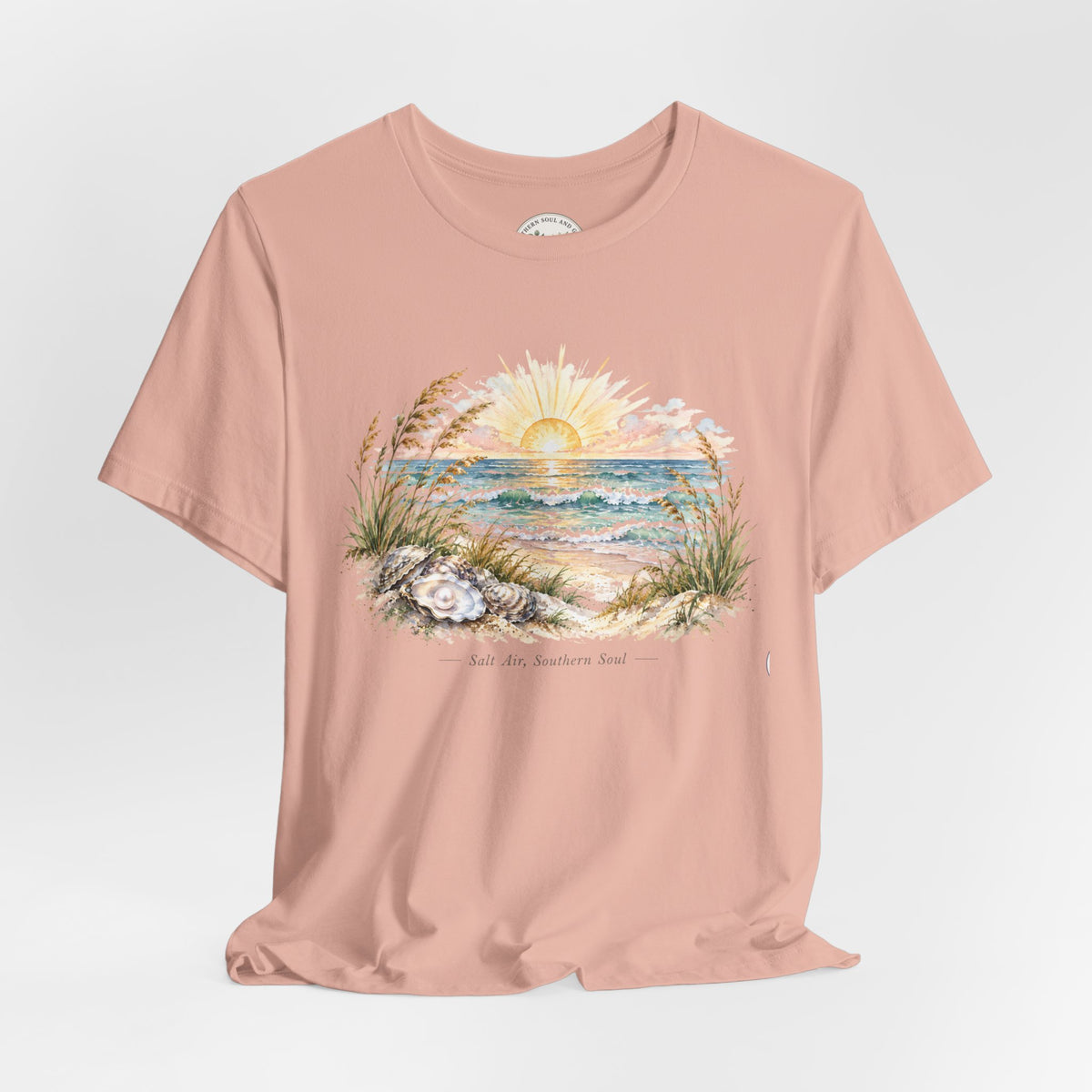 Sunrise Beach Tee — Coastal Ocean Sunset Graphic T-Shirt