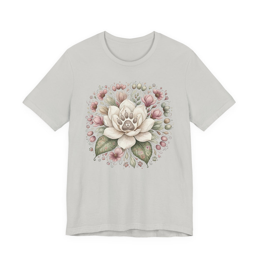 Floral Magnolia Tee — Soft Vintage Botanical Flower Shirt