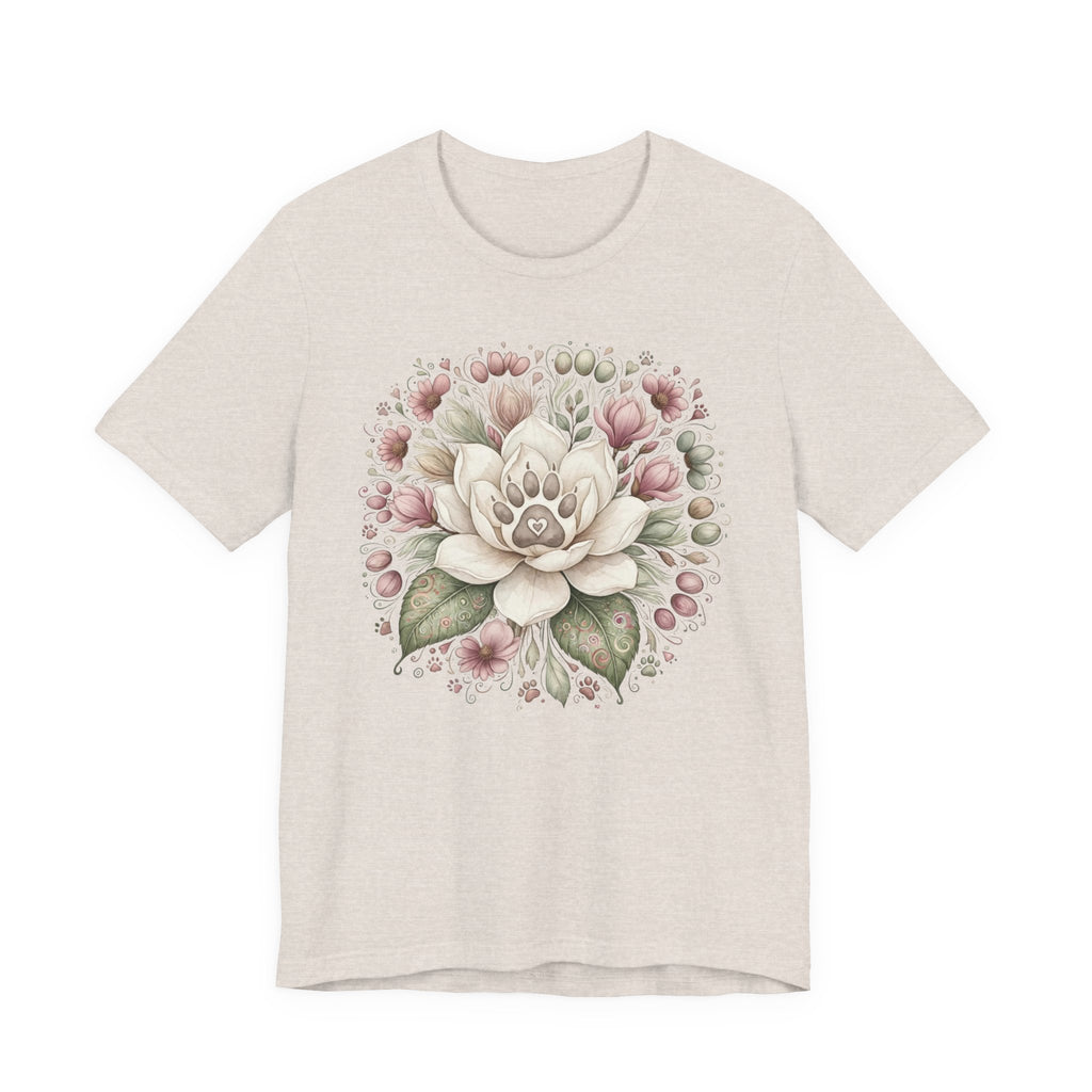 Floral Magnolia Tee — Soft Vintage Botanical Flower Shirt