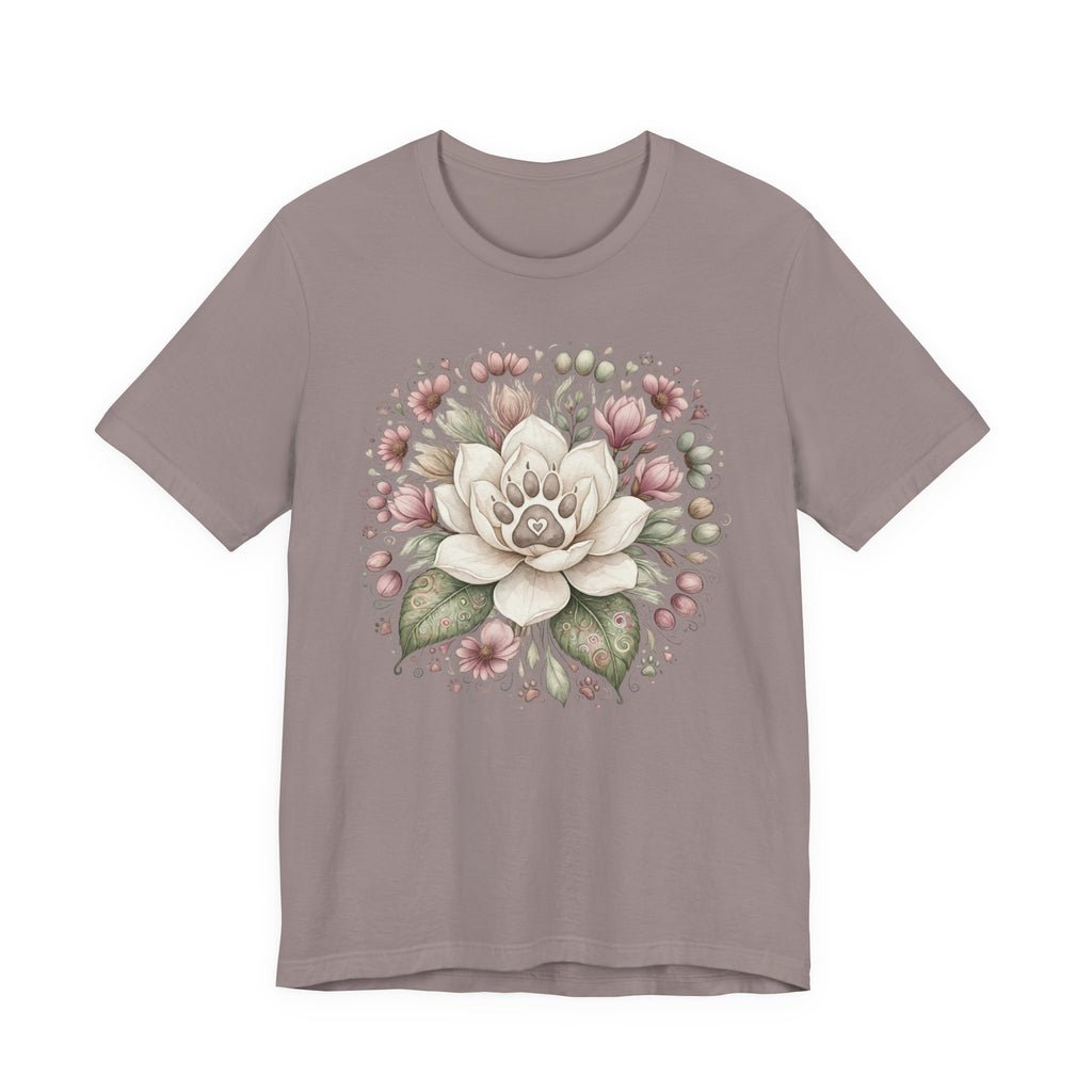 Floral Magnolia Tee — Soft Vintage Botanical Flower Shirt