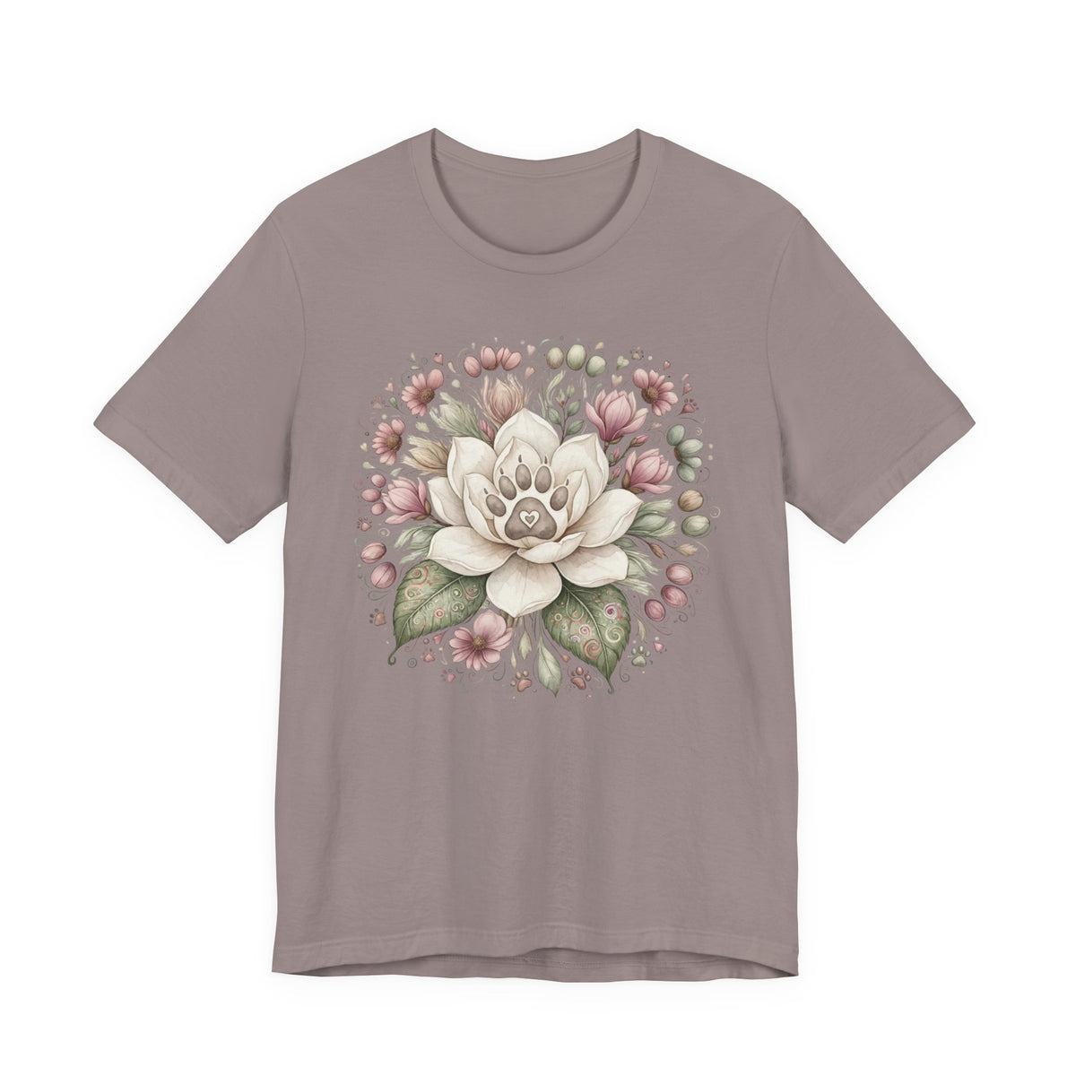 Floral Magnolia Tee — Soft Vintage Botanical Flower Shirt