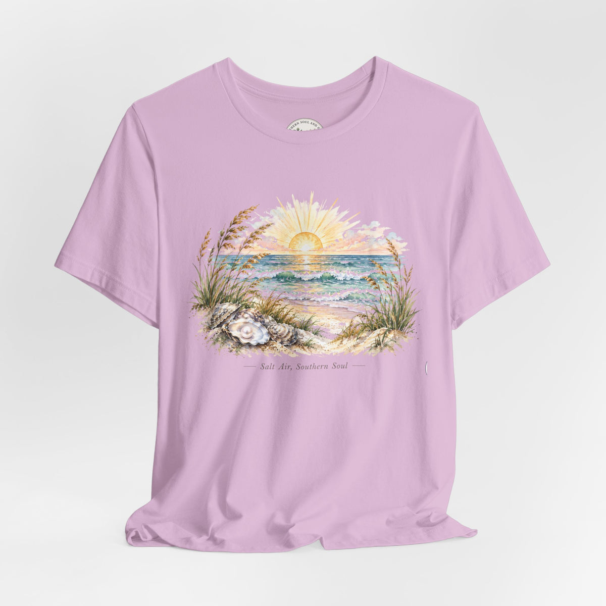 Sunrise Beach Tee — Coastal Ocean Sunset Graphic T-Shirt