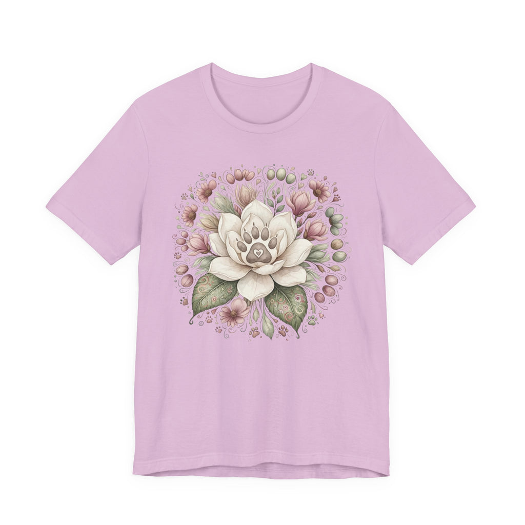 Floral Magnolia Tee — Soft Vintage Botanical Flower Shirt