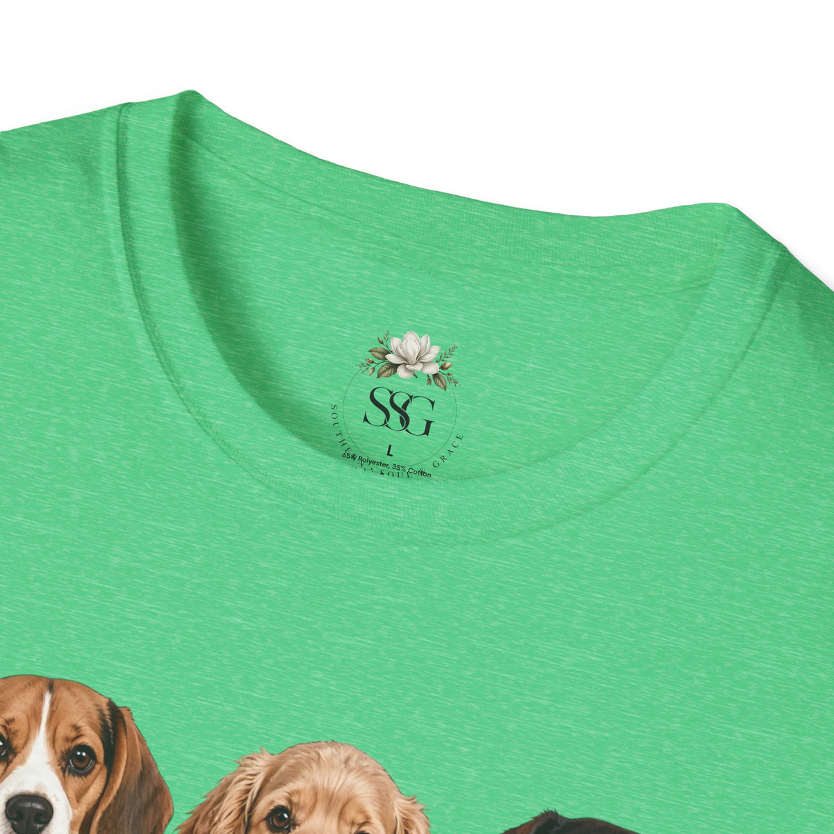 Three Cute Dogs T-Shirt | Beagle Cocker Dachshund Illustration