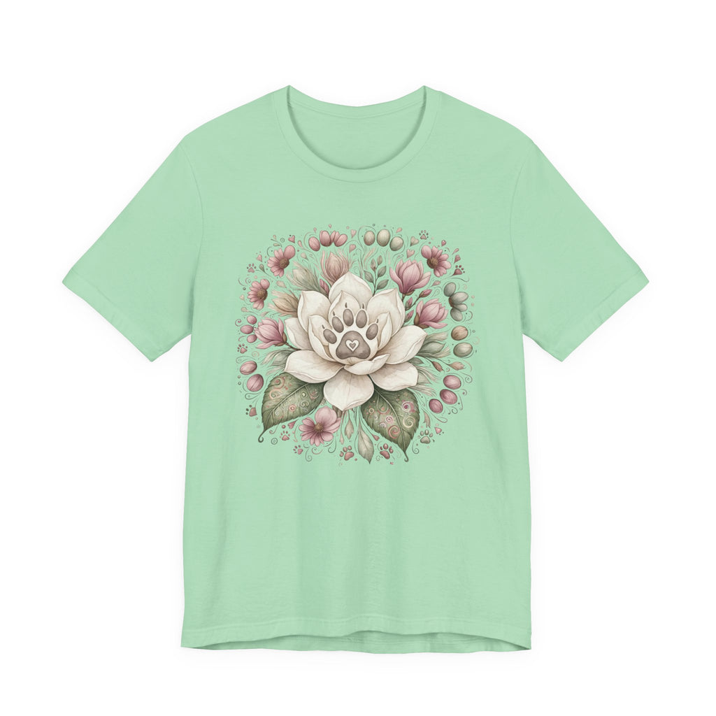 Floral Magnolia Tee — Soft Vintage Botanical Flower Shirt