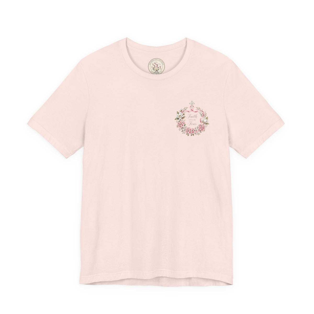 Faith Over Fear Floral T‑Shirt - view 2