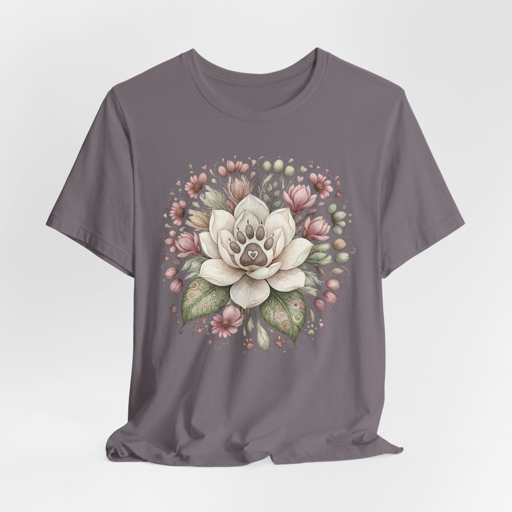 Floral Magnolia Tee — Soft Vintage Botanical Flower Shirt