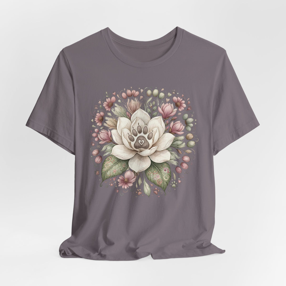 Floral Magnolia Tee — Soft Vintage Botanical Flower Shirt