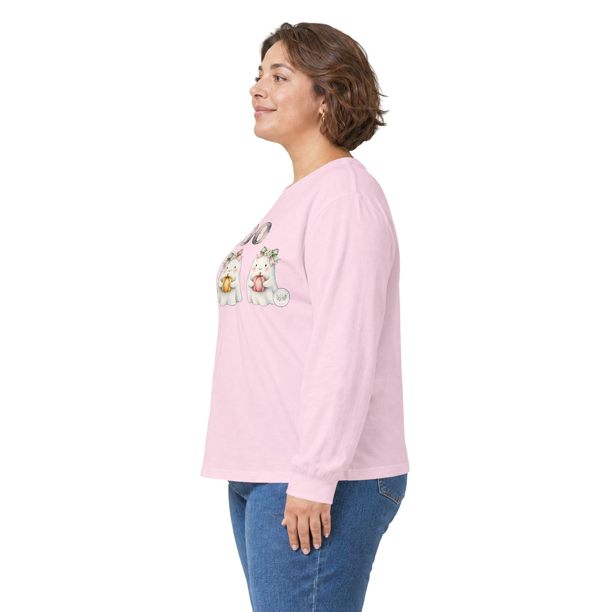Boo Kittens Halloween Long Sleeve Tee