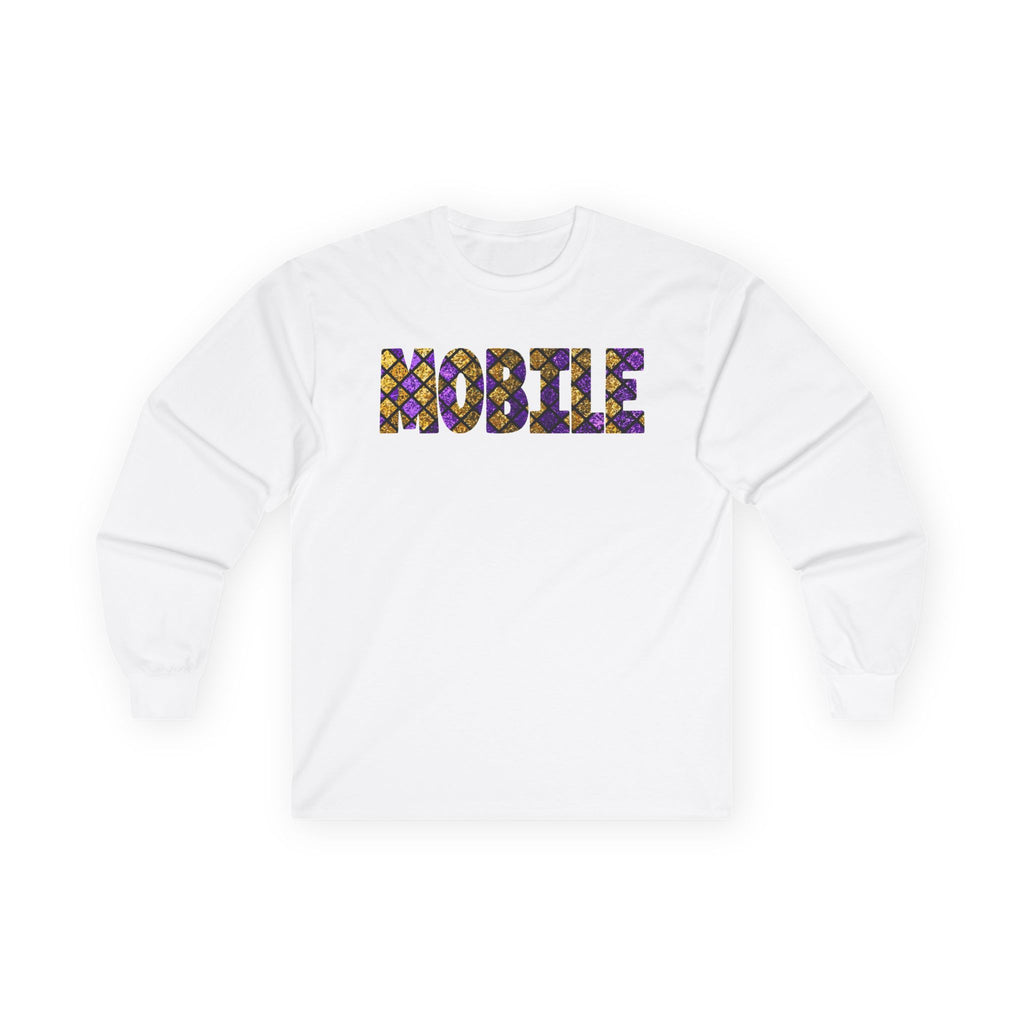 Mobile Long Sleeve Tee – Mobile Mardi Gras Statement Shirt