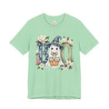 Boo Floral Ghost Tee — Cute Halloween Ghost & Pumpkin Shirt